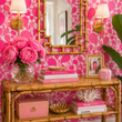 Load image into Gallery viewer, Ella Avenue Whimsical Bold Pink Peel and Stick and Traditional Wallpaper
