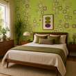 Load image into Gallery viewer, Julius Mid-Century Modern Retro Geometric Peel and Stick and Traditional Wallpaper
