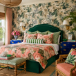 Load image into Gallery viewer, Layla Tropical Botanical Butterfly Peel and Stick and Traditional Wallpaper
