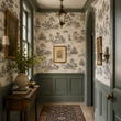 Load image into Gallery viewer, Alfred Mews Victorian Toile Peel and Stick and Traditional Wallpaper
