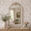 Load image into Gallery viewer, Anstey Road Pink and Green Botanical Peel and Stick and Traditional Wallpaper
