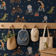 Load image into Gallery viewer, Bradley Boulevard Cute Animal Peel and Stick and Traditional Wallpaper
