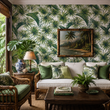 Load image into Gallery viewer, Campo Bello Drive Tropical Palm Peel and Stick and Traditional Wallpaper
