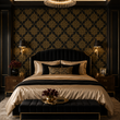 Load image into Gallery viewer, Belgrave Street Damask Art-Deco Peel and Stick and Traditional Wallpaper

