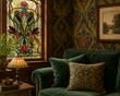 Load image into Gallery viewer, Melba Ornate Art Nouveau Peel and Stick and Traditional Wallpaper
