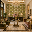 Load image into Gallery viewer, Queen Victoria Ornate Victorian Peel and Stick and Traditional Wallpaper
