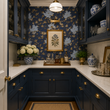 Load image into Gallery viewer, Jennifer Blue Floral Cottage Peel and Stick and Traditional Wallpaper

