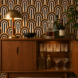 Load image into Gallery viewer, Winchester Vintage Retro Geometric Wallpaper Peel and Stick and Traditional Wallpaper
