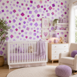 Load image into Gallery viewer, Dori Drive Purple Geometric Peel and Stick and Traditional Wallpaper
