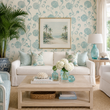 Load image into Gallery viewer, Shelby Lane Blue Floral Peel and Stick and Traditional Wallpaper
