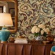 Load image into Gallery viewer, Alexandria Place Paisley Peel and Stick and Traditional Wallpaper
