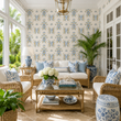 Load image into Gallery viewer, Shelby Abstract Floral Farmhouse Peel and Stick and Traditional Wallpaper
