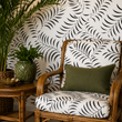 Load image into Gallery viewer, Merritt Avenue Black and White Tropical Palm Leaf Peel and Stick and Traditional Wallpaper
