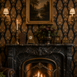 Load image into Gallery viewer, Elanor Court Elegant Moody Victorian Peel and Stick and Traditional Wallpaper
