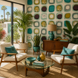 Load image into Gallery viewer, Azof Street Mid-Century Modern Atomic Peel and Stick and Traditional Wallpaper

