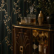 Load image into Gallery viewer, Lavenside Crescent Antique Art Deco Botanical Peel and Stick and Traditional Wallpaper
