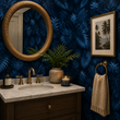 Load image into Gallery viewer, Calypso Dark Moody Tropical Peel and Stick and Traditional Wallpaper
