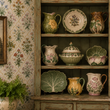 Load image into Gallery viewer, Aubrey Vintage Cottage Flower Garden Peel and Stick and Traditional Wallpaper
