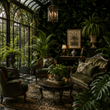 Load image into Gallery viewer, Ivy Lane Dark Moody Botanical Peel and Stick and Traditional Wallpaper
