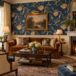 Load image into Gallery viewer, Pippit Drive Dark Floral Peel and Stick and Traditional Wallpaper

