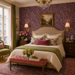 Load image into Gallery viewer, Avenue Gardens Floral Damask Peel and Stick and Traditional Wallpaper
