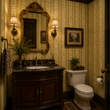 Load image into Gallery viewer, Klarice Victorian Gold Baroque Stripe Peel and Stick and Traditional Wallpaper
