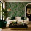Load image into Gallery viewer, South Beach Geometric Tropical Peel and Stick and Traditional Wallpaper
