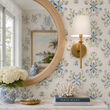 Load image into Gallery viewer, Shelby Abstract Floral Farmhouse Peel and Stick and Traditional Wallpaper
