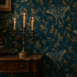 Load image into Gallery viewer, Allister Moody Moth Night Garden Botanical Peel and Stick and Traditional Wallpaper
