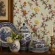 Load image into Gallery viewer, Corrine Victorian Botanical Chinoiserie Floral  Peel and Stick and Traditional Wallpaper
