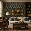 Load image into Gallery viewer, Abchurch Lane Moody Victorian Peel and Stick and Traditional Wallpaper
