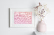 Load image into Gallery viewer, Pink Abstract Water Wall Art Print

