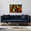 Load image into Gallery viewer, Colorful Abstract Woman&#39;s Profile Wall Art Print
