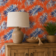 Load image into Gallery viewer, Villa Abstract Bold Tropical Palm Leaves Peel and Stick and Traditional Wallpaper
