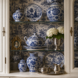 Load image into Gallery viewer, Albany Mews Victorian Landscape Toile Peel and Stick and Traditional Wallpaper
