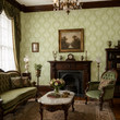 Load image into Gallery viewer, Bennington Street Green Victorian Damask Peel and Stick and Traditional Wallpaper
