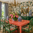 Load image into Gallery viewer, Layla Tropical Botanical Butterfly Peel and Stick and Traditional Wallpaper
