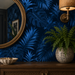 Load image into Gallery viewer, Calypso Dark Moody Tropical Peel and Stick and Traditional Wallpaper
