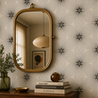 Load image into Gallery viewer, Petra Place Retro Vintage Geometric Floral Peel and Stick and Traditional Wallpaper
