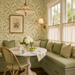 Load image into Gallery viewer, Sermon Lane Green Tile Peel and Stick and Traditional Wallpaper

