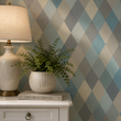 Load image into Gallery viewer, Chelly Modern Diamond Soft Geometric Pattern Peel and Stick and Traditional Wallpaper

