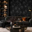 Load image into Gallery viewer, Web Row Halloween Inspired Spider Web Peel and Stick and Traditional Wallpaper
