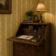 Load image into Gallery viewer, Klarice Victorian Gold Baroque Stripe Peel and Stick and Traditional Wallpaper
