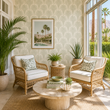 Load image into Gallery viewer, Betton Place Tropical Art Deco Peel and Stick and Traditional Wallpaper
