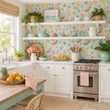 Load image into Gallery viewer, Summerfield Lane Tropical Fruit Peel and Stick and Traditional Wallpaper
