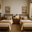 Load image into Gallery viewer, Alwyne Road Grey Geometric Peel and Stick and Traditional Wallpaper
