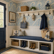 Load image into Gallery viewer, Doric Way Beach Waves Nautical Peel and Stick and Traditional Wallpaper
