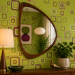 Load image into Gallery viewer, Julius Mid-Century Modern Retro Geometric Peel and Stick and Traditional Wallpaper
