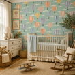 Load image into Gallery viewer, Wells Rise Way Hot Air Balloon Peel and Stick and Traditional Wallpaper
