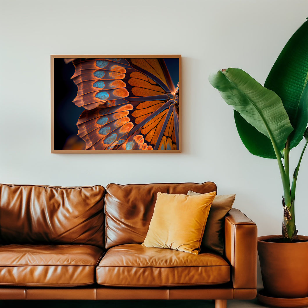 Detailed Butterfly Photograph Wall Art Print